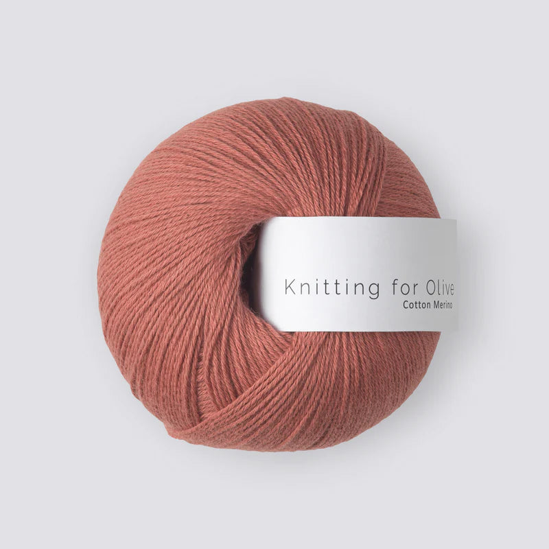 Cotton Merino - Terracotta Rose