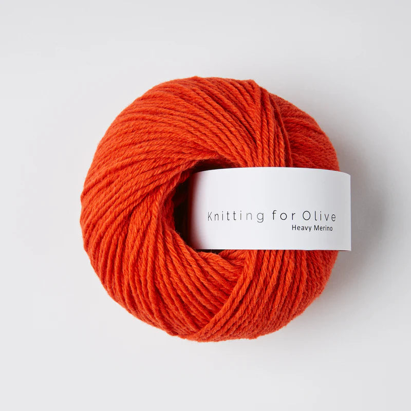 Heavy Merino - Blood orange