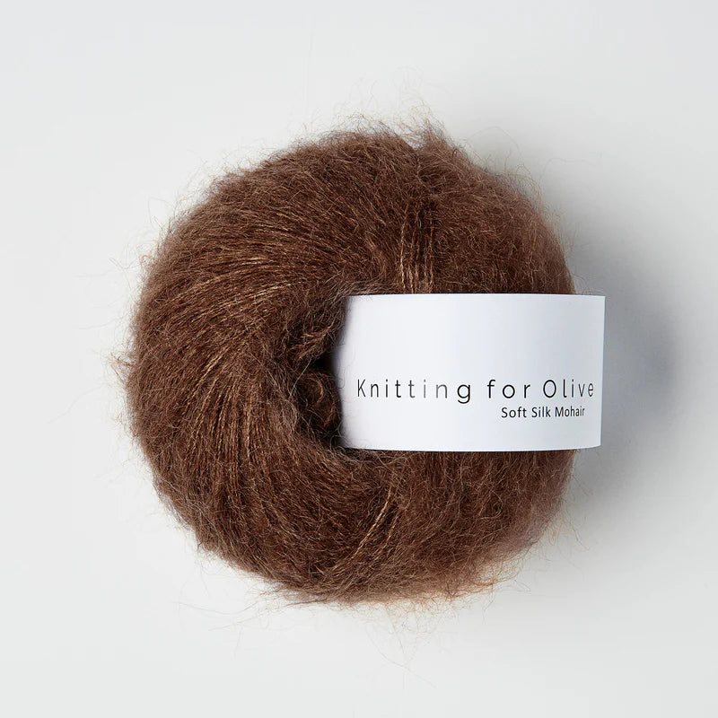 Soft Silk Mohair - Dark Cognac
