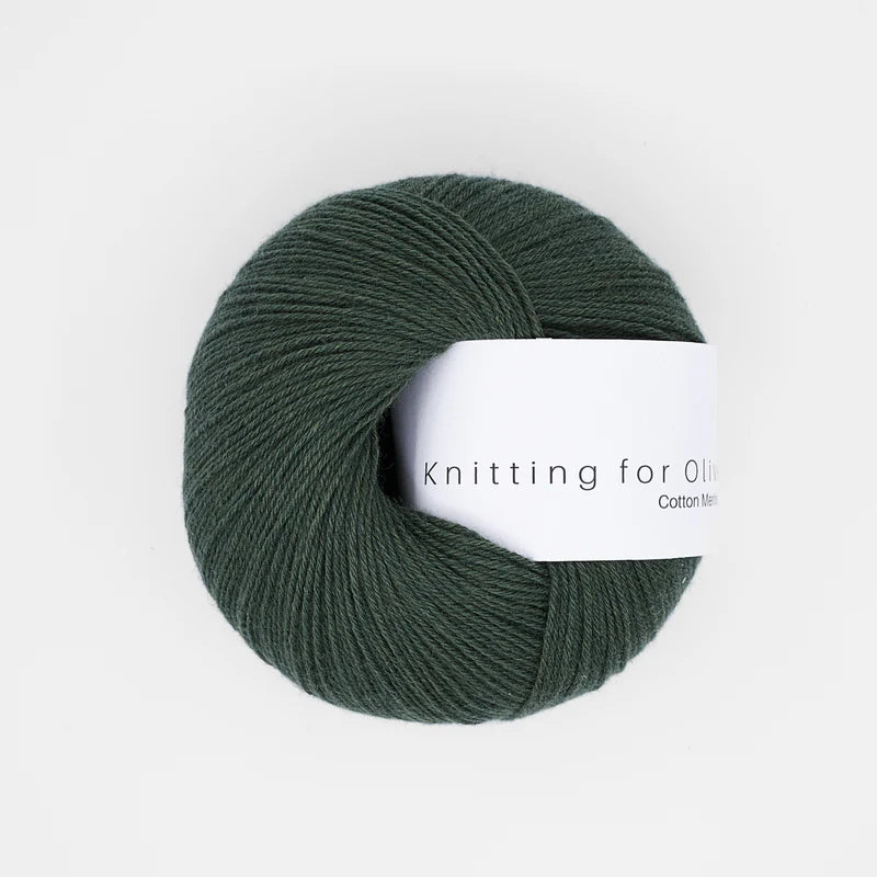 Cotton Merino - Bottle Green