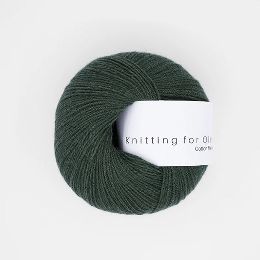 Cotton Merino - Bottle Green