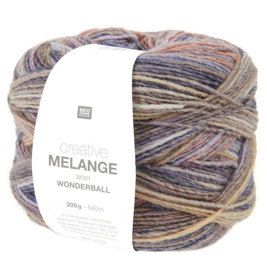 Creative Melange Aran Wonderball - 031 Sea Corals