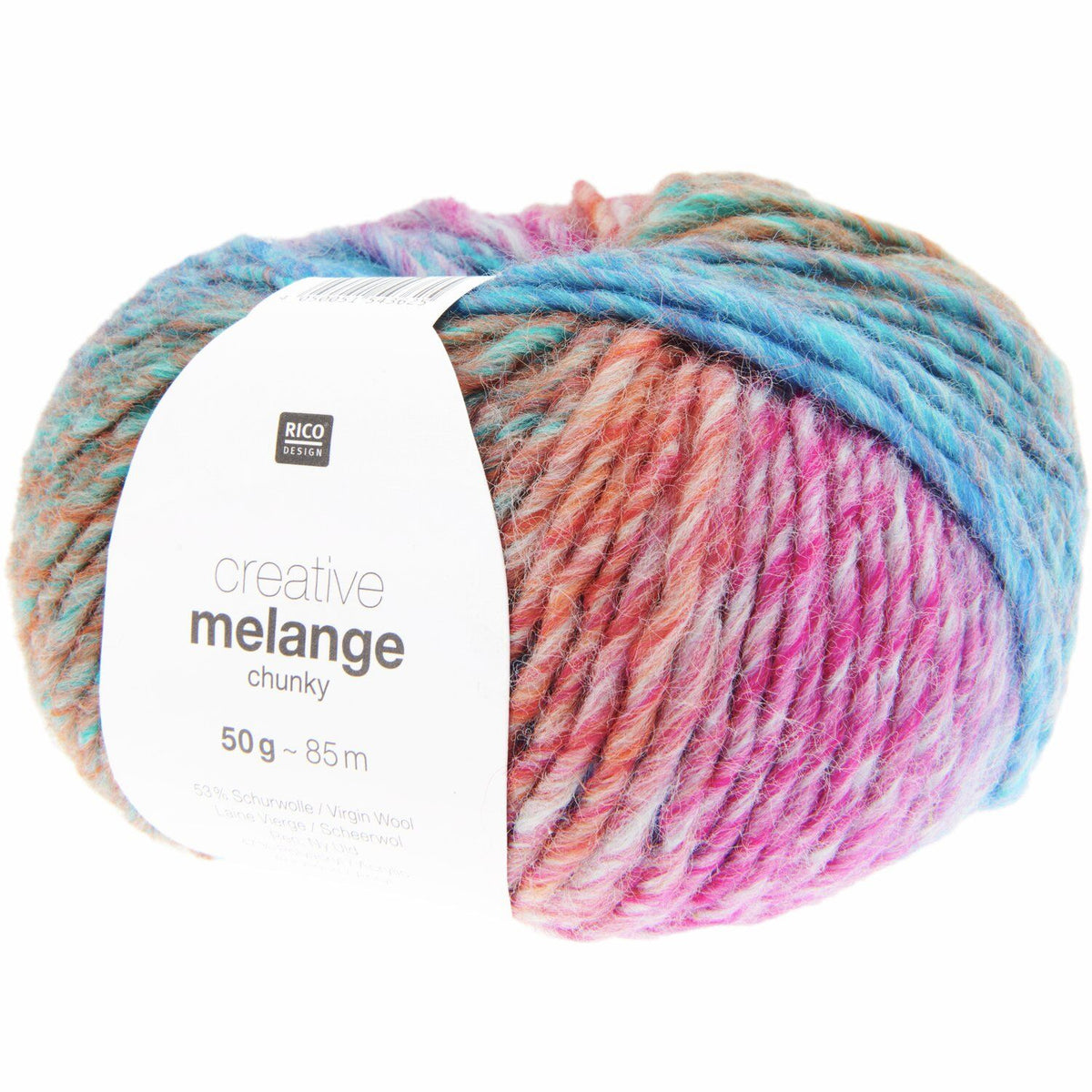 Creative Melange Chunky - 046 Turquoise-magenta