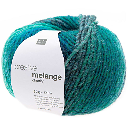 Creative Melange Chunky - 058 Bleu-vert