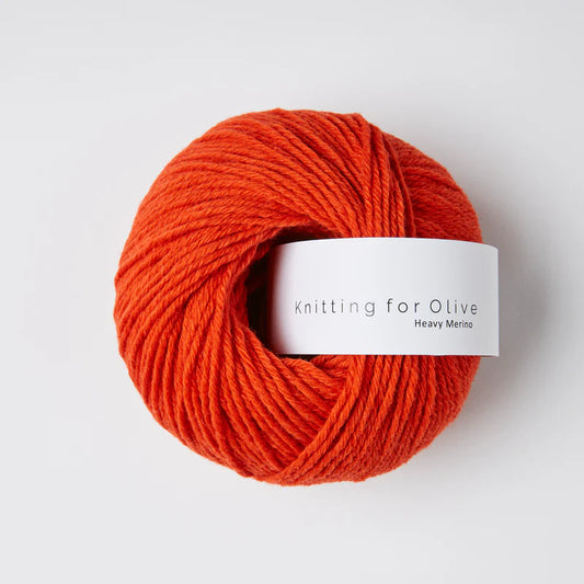 Heavy Merino - Blood orange