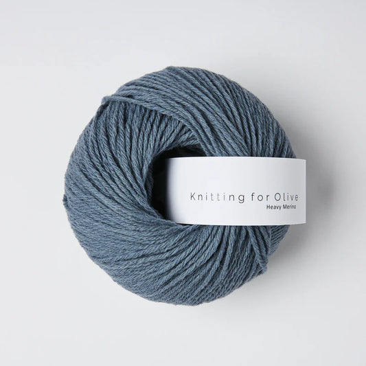 Heavy Merino - Dusty Petroleum Blue