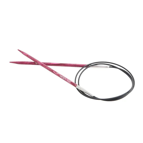 KnitPro - Aiguilles circulaires fixes Dreamz en acier inoxydable 80cm / 4.0mm