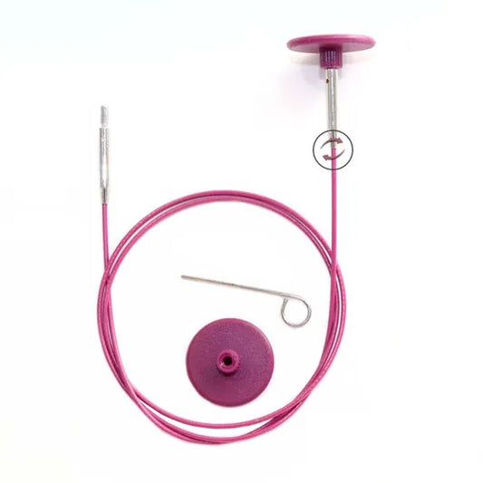 KnitPro - Câble 360° 120cm Violet