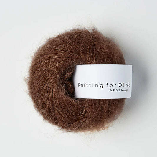 Soft Silk Mohair - Dark Cognac