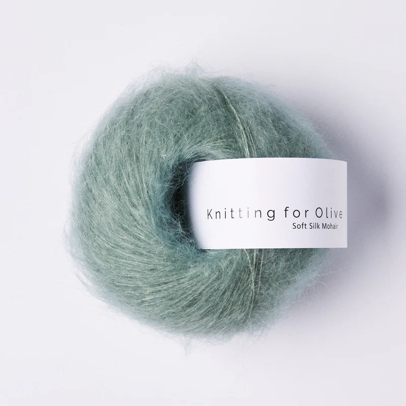 Soft Silk Mohair - Dusty Aqua