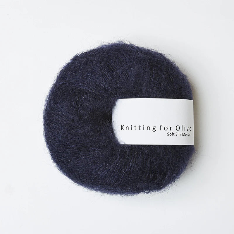 Soft Silk Mohair - Navy Blue