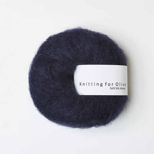 Soft Silk Mohair - Navy Blue