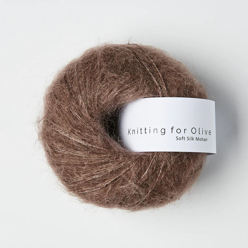 Soft Silk Mohair - Plum Clay