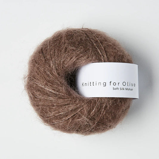 Soft Silk Mohair - Plum Clay