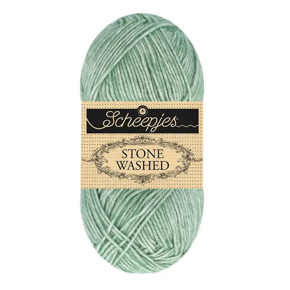 Stone wached 848 - Soft Epidote