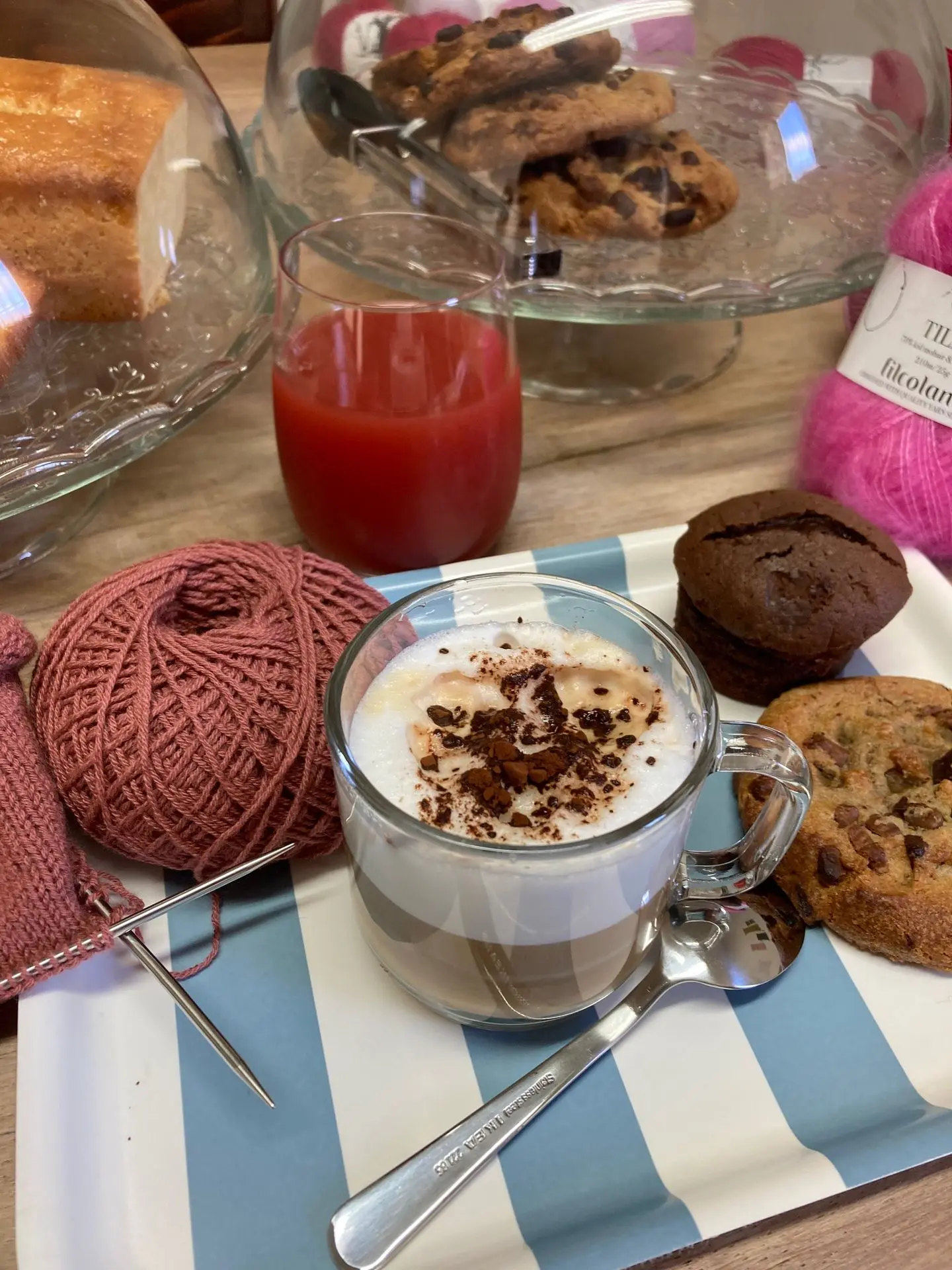 salon de thé  tricot-thé